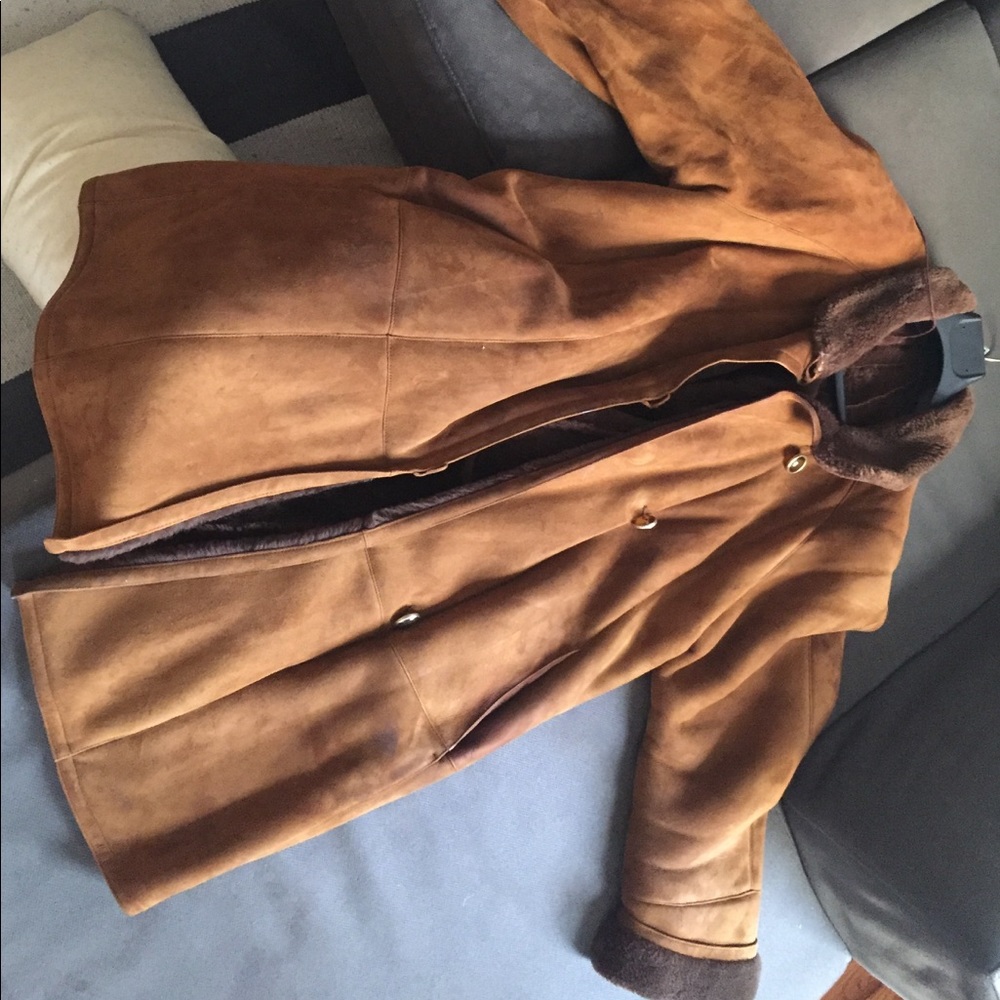 Shearling Italian coat